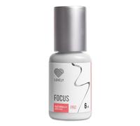 Colla per ciglia LOVELY FOCUS (6ml, colore: NERO) colla fulminea, tempo di asciugatura: 0,5 secondi, adesione di 8 settimane, durevole, per extension ciglia professionali