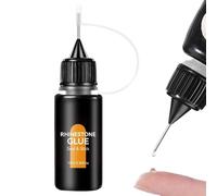 Colla per cristalli per unghie, 10 ml, adesivo a lunga durata | Colla per unghie super forte per decorazioni per unghie, gioielli, artigianato, salone, casa e