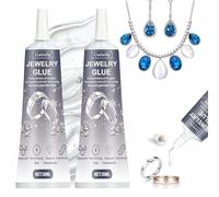 Colla per Gioielli,2pcs Colla per Bigiotteria,Collas per Bigiotteria Trasparente,Collas Glitterata Con Brillantini,Colle per Strass su Tessuti,Colle Trasparente,Per Incollare e Riparare Gioielli