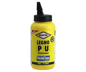 Colla per Legno Bostik PU adatta uso esterno -poliuretanica 4 da 250 gr.