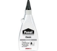Colla per legno Ponal Classic, colla per legno pronta all’uso ad alta resistenza, colla per legno per incollature di montaggio, superfici e giunture, 550 g di colla trasparente