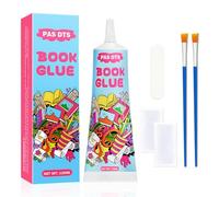 Colla per Libri 120ml, Riparazione, Ideale per Restauro di Libri, Rilegatura, Buste, Lavoretti in Carta, Cartoline, Progetti Fai da Te e Scrapbooking