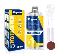 Colla per Metallo Extra Forte 80 g Colla Epossidica Bicomponente Liquido