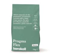Colla per piastrelle adesivo minerale flex 5 kg bianco Bianco