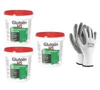COLLA PER POLISTIROLO- DEPRON GLUTOLIN HS 1KG + GUANTI OMAGGIO (3 COLLA + 1 GUANTI)
