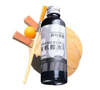 Colla Per Racchetta - Adesivo Liquido Da 100 Ml, Pennello Speciale Incluso, Adesivo Ad Alta Tenacità | Assemblaggio Di Paddle Da Pong Incollaggio Di Spugne Elastiche Pratica Quotidiana L'uso Prof