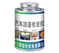 Colla per riparazione del cielo 'auto, adesivo per il rivestimento del tetto 'auto,Colla per riparazioni del tessuto del tetto da 100 ml con pennello | Colla per riparazioni di interni automobilistici