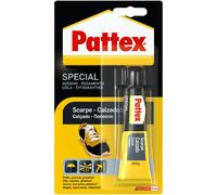 Pattex Special Scarpe, Adesivo per la Riparazione di Scarpe in Pelle, Cuoio, Gomma e Tela, Presa Veloce, Flessibile, Resistente all'Acqua, Trasparente, 30g