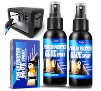 Colla per Stampante 3D - Spray Adesivo per 3D, Previene la Deformazione su Piano Riscaldato, Rimozione Facile per Filamenti ABS, PLA, PETG, TPU su Diverse Superfici, Senza Residui, 2 x 100 ml