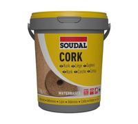 Soudal 22A - Colla in sughero, 5 kg, per lastre di sughero e sughero su parete e pavimento, adatta per riscaldamento a pavimento