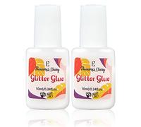 Colla per Tatuaggi Glitter, Eleanore's Diary 10 ml*2 Glue, Colla per Glitter, Inodore & Non Tossico, Skin Glue per Carnevale, Chiminke, Natale, Cosplay, Feste