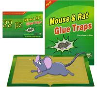 Colla per Topi Trappola per Topi［Confezione Da 22］