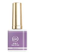 Colla Per Unghie A Base Di Gel UV,15 Ml Adesivo A Lunga Durata 4 In 1 | Adesivo Per Unghie Con Base Coat LED,Per Donne, Ragazze, Adolescenti, Principianti, Uso Domestico, Salon, Festa, Manicure,