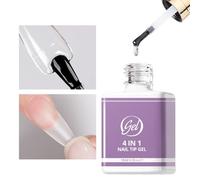 Colla Per Unghie Al Gel | 15ml 4 In 1 Lunga Durata | Gel Trasparente Acrilico Per Punte Unghie LED,Per Donne, Ragazze, Adolescenti, Principianti, Uso Domestico, Salon, Festa, Manicure, Pratica,