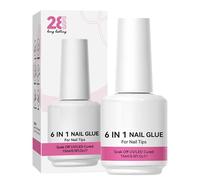 Colla per Unghie in Gel | 15 ml Colla Multifunzionale per Rhinestone e Tips - Adesivo Forte per Unghie - per Manicure e Sculture, Adesione e Rinforzo per Donne e Ragazze, per Uso in Casa, Matrimonio e
