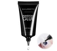 Colla per Unghie per Strass, 30g Solido Nail Glue Gel, Forte Nail Glue per False Nail Tips per Unghie in Gel Colla per Strass Gemme