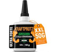 ARKA - KRAFTPROTZ PLASTICA 50 g | Colla istantanea extra forte | Colla trasparente per plastica e materiali plastici | Super colla densa | Ideale per incollare plastica e materiali plastici