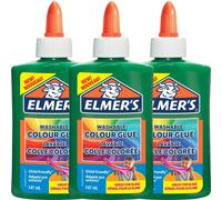 Colla PVA Verde Elmer’s 147 Ml Lavabile E Adatta Ai Bambini Con 3 Pezzi