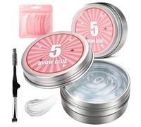 Colla Sollevamento Ciglia e Sopracciglia in Pasta,Glue Balm per Sollevare le Ciglia, Per il Lifting delle Ciglias e la Laminazione delle Sopracciglia,Con piccolo spazzolino,Facile Applicazione