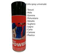 COLLA Spray Adesivo Universale Per Cielo Auto Tessuti Legno Metallo Ecopelle 400