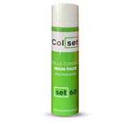 COLLA Spray Adesivo Universale Per Cielo Auto Tessuti Legno Metallo Ecopelle CS