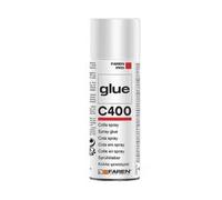 COLLA SPRAY PROFESSIONALE C400- - ml.400 spray - trasparente - 12 pezzi FAREN