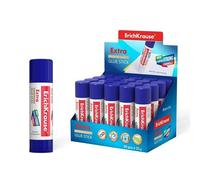 Colla stick Erichkrause Extra - Formula super forte a base di PVP - Consumo economico - Adesione rapida e affidabile - Facile d NEW