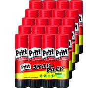 Pritt Penna adesiva, colla sicura e adatta ai bambini per arte e artigianato, colla potente per articoli scolastici e per ufficio, 4x 22 g Pen Pritt