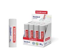 Colla stick standard Erichkrause - 30G - Display 12 unità. - Connessione veloce e affidabile - Facile da risciacquare con acqu NEW
