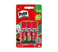 Colla Stick trasparente PRITT set 3 pz x 11 gr Trasparente