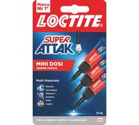 Colla Super Attak Mini Dosi 3x1 gr. Henkel Henkel Colori e vernici