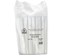 Colla termofusibile M12/200 - diametro 12mm - lunghezza 20cm - 1kg - trasparente - Ro.Ma