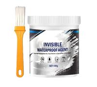 Colla trasparente, con pennello, rivestimento adesivo forte, rivestimento impermeabile chiaro, adesivo per la vernice liquida, guarnizioni agenti anti-discorso, ideale per il bagno per la doccia a par