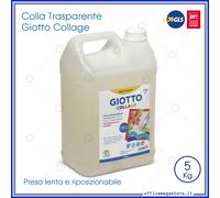 colla liquida trasparente per slime giotto collage 5k hobby creativi per bambini