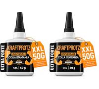 Colla Universale Gel 50 g - Supercolla Multiuso Cianoacrilato Riparazioni (Confezione da 2)