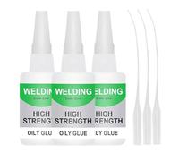 Colla universale Welding Tree Frog Oily Glue, Instant Power Repair Glue, Welding High Strength Oily Universal Super Glues, 50 g Multi Strong Ceramic Glass Metal Repair Glues (3 pezzi)