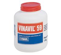 Vinavil 59 colla collante bianco 1 kg a freddo pronto all'uso senza solventi