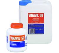 Colla Vinavil 59 Uhu Bison Kg 5 - Adesivo Acetovinilico Trasparente Uhu Bostik A