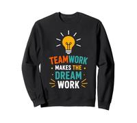 Collaboration Motivation Teamwork Makes The Dream Work Felpa