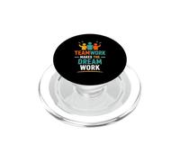 Collaboration Motivation Teamwork Makes The Dream Work PopSockets PopGrip per MagSafe