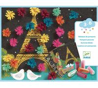 collage con frange colorate Djeco
