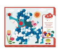 Collage con Pomponi "Giochi Canini" di Djeco