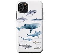 Collage di squali Beach Blue Ocean Shark Custodia per iPhone 11 Pro Max
