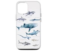 Collage di squali Beach Blue Ocean Shark Custodia per iPhone 12/12 Pro