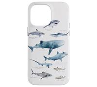 Collage di squali Beach Blue Ocean Shark Custodia per iPhone 14 Pro Max