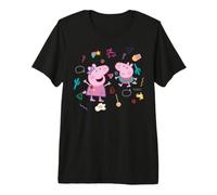 Collage Divertente di Peppa Pig George Best Sister Brother BFF Classic Maglietta Premium