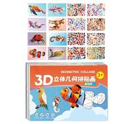 Collage | Paper, 26cm | Sticker Mosaic Art Set | Early Learning Educational Toy For Focus Training, Fine Motor Skills, Preschool