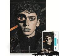 Collage surreale di occhi, puzzle da 1000 pezzi per adolescenti, stimola la memoria, rilassante e divertente, con bordi precisi, un regalo premuroso 50x75cm