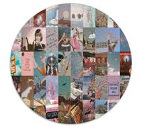 Collage vintage Jigsaw Puzzle Impossibili 1000 Pezzi Retro Decorazione Per La Casa. Rilassamento E Intelligence Per Adulti E Ragazzi Da 14 Anni 1000pcs (67.5x67.5cm)