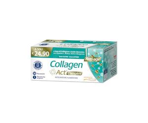 Collagen Act Complex, Integratore Alimentare Anti-age, 10 Flaconcini | Gusto Frutti di Bosco, con Collagene VERISOL®, Acido Ialuronico, Vitamina C, Biotina e Rame, Senza Glutine e Lattosio